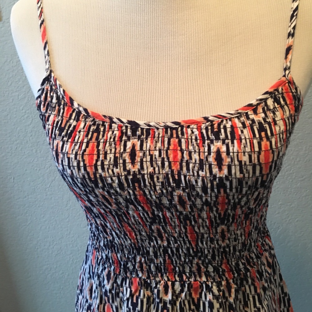 Excellent condition shirred bodice dress